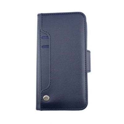 rvelon iphone x xs plånboksfodral tpu pu artificiellt läder 6st kortfack vacker färg i abyss blå