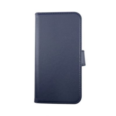 rvelon rv iphone 12 pro magnetisk pu artificiellt helt veganskt läderfodral 4st kortfack blå