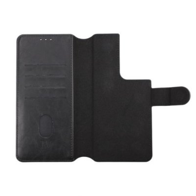 Samsung Galaxy S21 Ultra Läderfodral med Skal TPU Svart