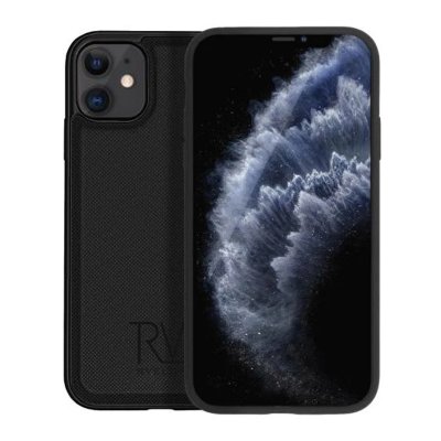 RV iPhone 11 Läderfodral TPU med Ställ - Svart