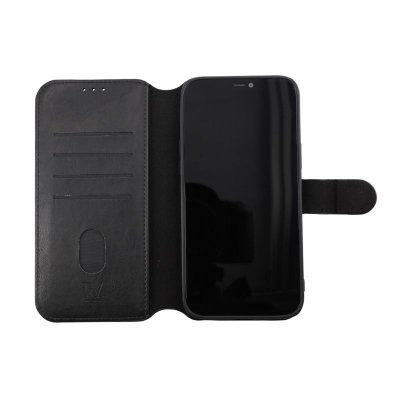 RV iPhone 12 Pro Max Plånboksfodral med Magnet - Svart