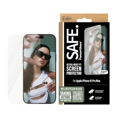 SAFE. by PanzerGlass till Apple iPhone 16 Pro Max Ultra Wide Fit