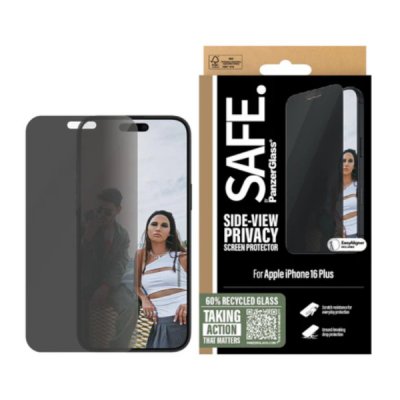 SAFE. Privacy by PanzerGlass till Apple iPhone 15 Plus iPhone 16 Plus Ultra Wide Fit