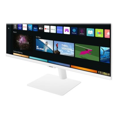 samsung 32 tum smart monitor 1920x1080 full hd 1080p 60hz bildskärm hdr 10 2x hdmi högtalare vit