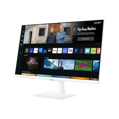 samsung 32 tum smart monitor 1920x1080 full hd 1080p 60hz bildskärm hdr 10 2x hdmi högtalare vit