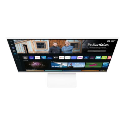 samsung 32 tum smart monitor 1920x1080 full hd 1080p 60hz bildskärm hdr 10 2x hdmi högtalare vit
