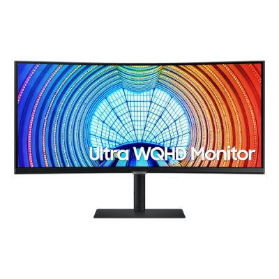 Samsung 34-tum ViewFinity S65UA Ultra WQHD 1000R Bildskärm med USB Type C Svart