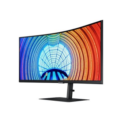 Samsung 34-tum ViewFinity S65UA Ultra WQHD 1000R Bildskärm med USB Type C - Svart