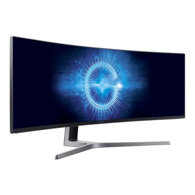 samsung 49 tum böjd qled skärm 3840x1080 uwfhd C49HG90S 144Hz 1800r curved odyssey gaming monitor display chg90 super ultra wide