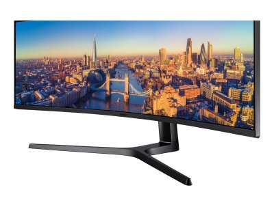 Samsung C49J890DKR 49 QLED Böjd-skärm 3840 x 1080 pixlar - Svart