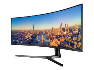 Samsung C49J890DKR 49 QLED Böjd-skärm 3840 x 1080 pixlar - Svart