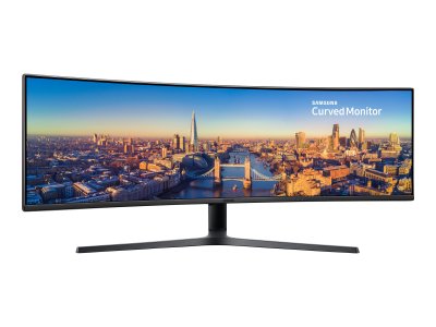 Samsung C49J890DKR 49 QLED Böjd-skärm 3840 x 1080 pixlar - Svart