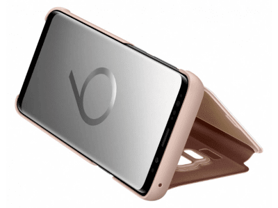 Samsung Galaxy S9 Clear View fodral - Guld