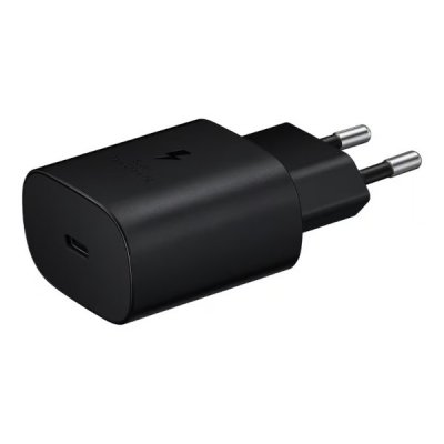 samsung ep-ta800 adapter 25w med usb type-c kabel 1m svart