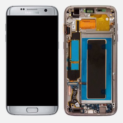 Samsung galaxy S7 Edge Skärm LCD & touch Original Silver