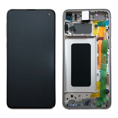Samsung Galaxy S10e Skärm AMOLED display - vit