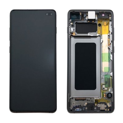 Samsung Galaxy S10 plus Skärm AMOLED display - Svart
