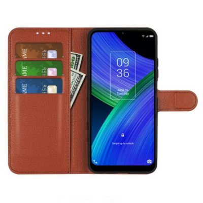 Samsung Galaxy A23 5G Plånboksfodral med Stativ Brun