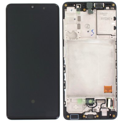 samsung galaxy a41 skärm super amoled original reservdel svart