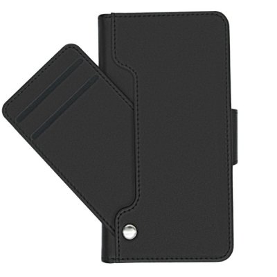 rvelon samsung galaxy a42 5g läderfodral svart skal 4895225814893