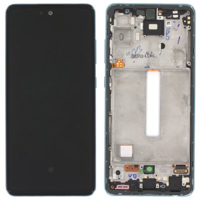 samsung galaxy a52 skärm super amoled original reservdel awesome blå blue