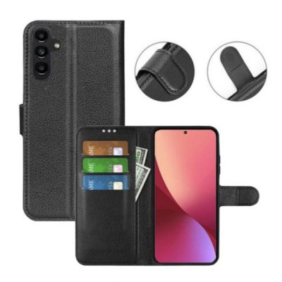 Samsung Galaxy A54 5G Plånboksfodral med Stativ Svart