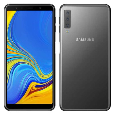 begagnad samsung galaxy a7 2018 toppskick klass a+ a plus svart