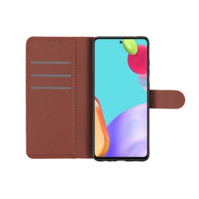 Samsung Galaxy A72 5G Plånboksfodral med Stativ Brun