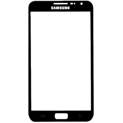 samsung galaxy note 1 gt n7000 glas glass front fram svart black