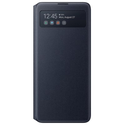 samsung galaxy note 10 lite s view wallet cover plånbok skal svart black