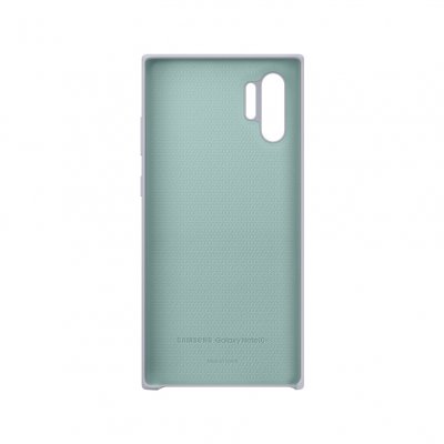 Samsung Silicone Cover for Samsung Galaxy note 10 Plus silver
