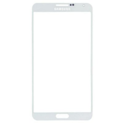 samsung galaxy note 3 gt n9000 glas glass front fram vit white vitt