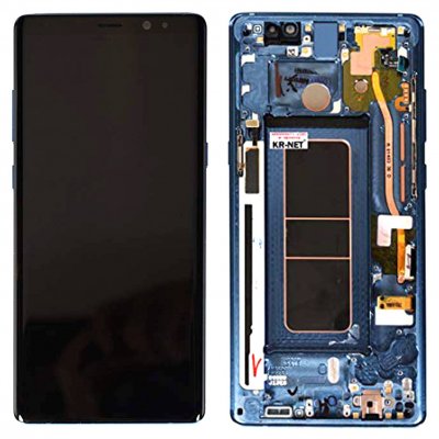 samsung galaxy note 8 original service pack oled display grön blå GH97+21065B