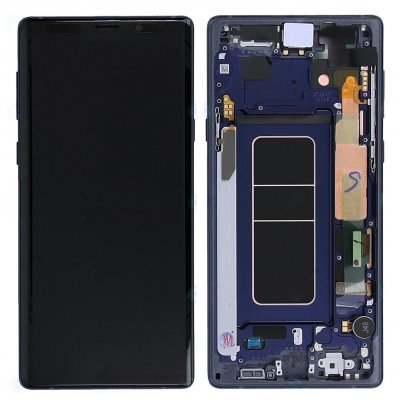 samsung galaxy note 9 original service pack oled display blå H97+22269B