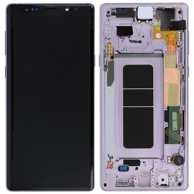 samsung galaxy note 9 original service pack oled display lila h97+22269e
