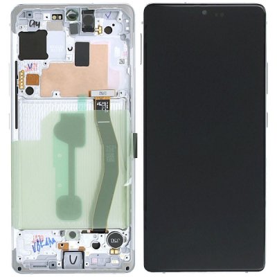 gamsung galaxy S10 lite skärm super amoled plus originalskärm vit gh82+21992b