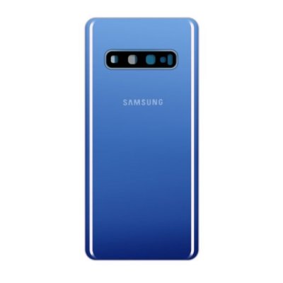 Samsung Galaxy S10 Plus Baksida Batterilucka Reservdel Blå