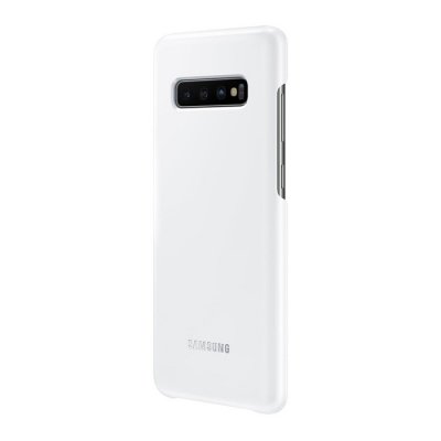 samsung galaxy s10 plus vit white skal led cover case