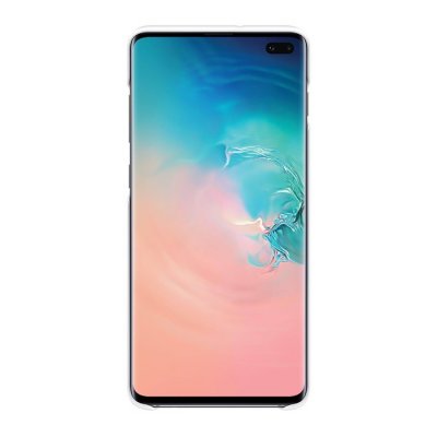 samsung galaxy s10 plus vit white skal led cover case