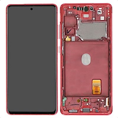 samsung galaxy S20 skärm dynamic amoled 2x originalskärm cloud red röd gh82-24214e
