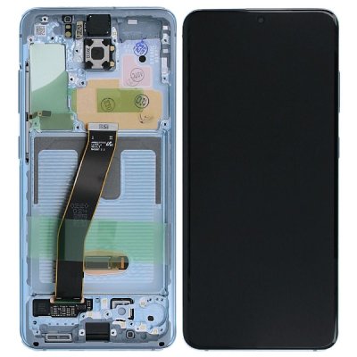 samsung galaxy S20 skärm dynamic amoled 2x originalskärm blå cloud blue GH82+22131D