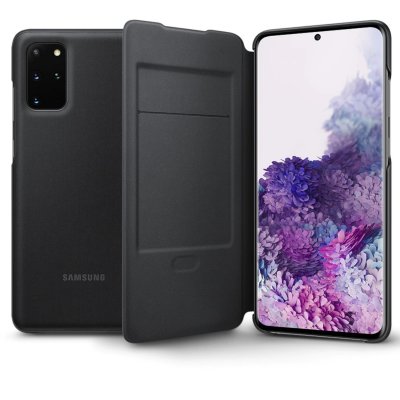 samsung galaxy s20 plus svart skal smart led view cover