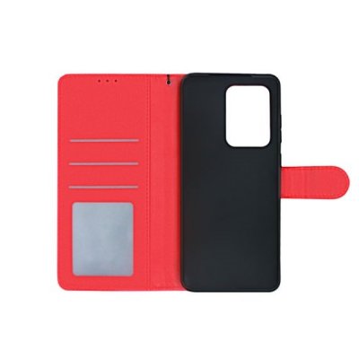 Samsung Galaxy S20 Ultra 5G Plånboksfodral med Stativ Röd