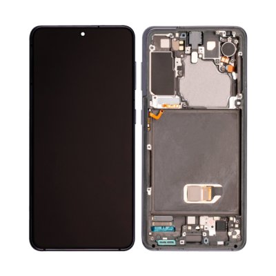 Samsung Galaxy S21 5G Skärm med LCD Display Original Grå