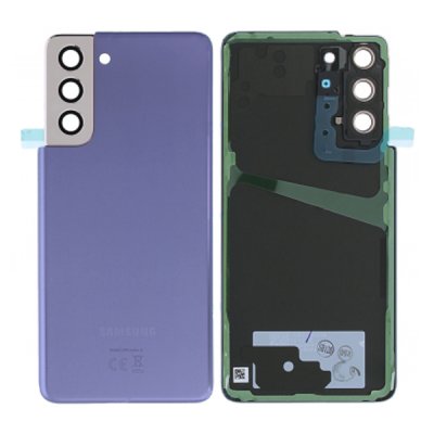 Samsung Galaxy S21 5G SM G991B Baksida Batterilucka Original Violett
