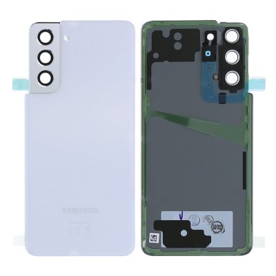 Samsung Galaxy S21 5G SM G991B Baksida Batterilucka Original Vit