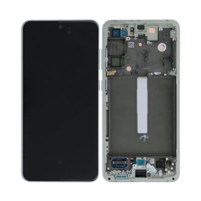 Samsung Galaxy S21 FE 5G Skärm med LCD Display Original Grön