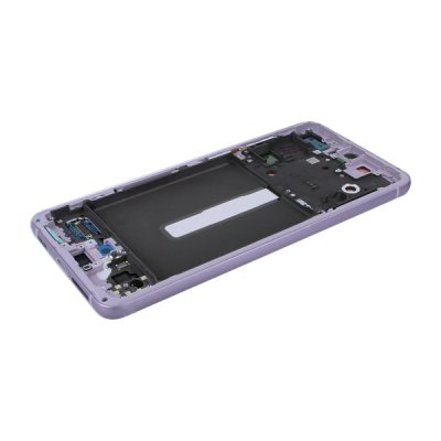Samsung Galaxy S21 FE 5G Skärm med LCD Display Original Lavendel