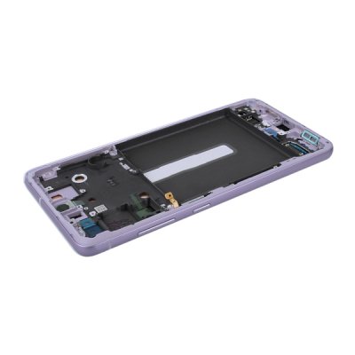 Samsung Galaxy S21 FE 5G Skärm med LCD Display Original Lavendel