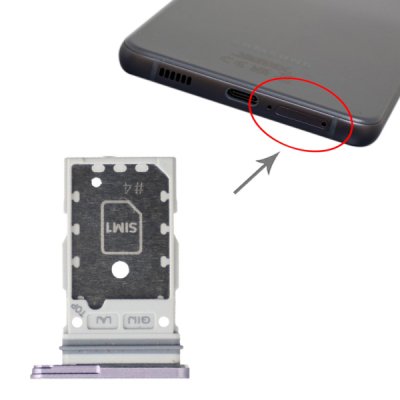 Samsung Galaxy S21 FE Simkortshållare Lila